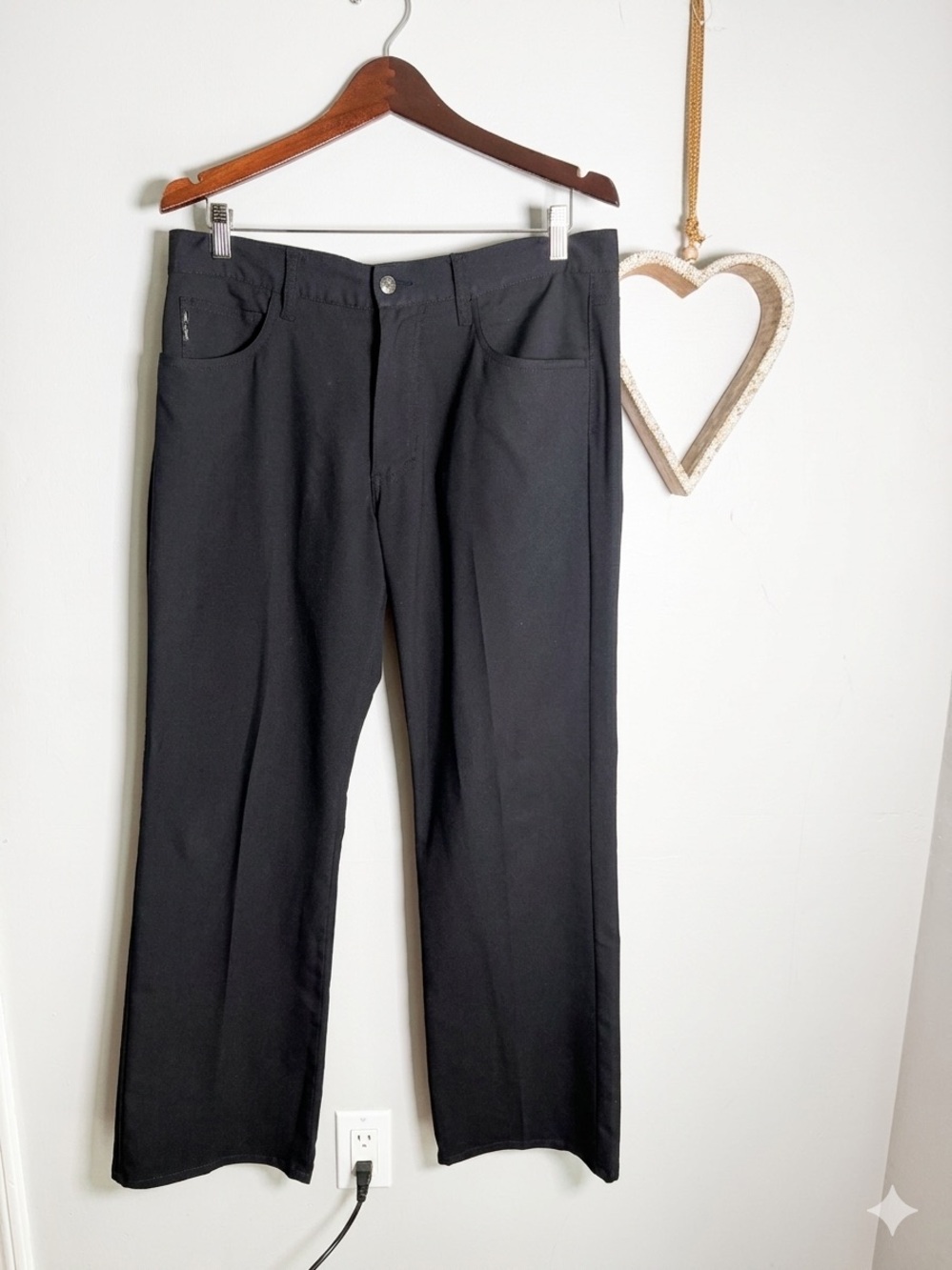 AX Armani Exchange Men's Pants Sz 34 Back 5-Pocket Tailored Trouser Stretch